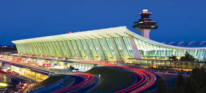Dulles airport civil engineering
